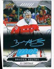 2019-20 MVP SUPER SCRIPT BRADEN HOLTBY 10/25 WASHINGTON CAPITALS #89