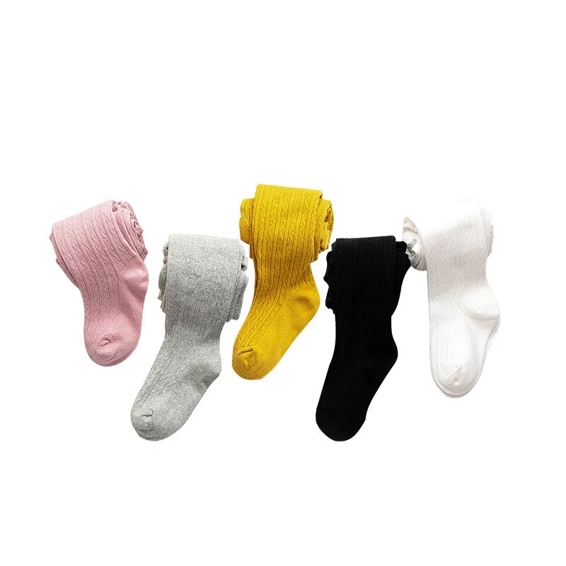 Kinder Strumpfhose Strümpfe Twist Strick Hose Solid - Bild 2 von 4