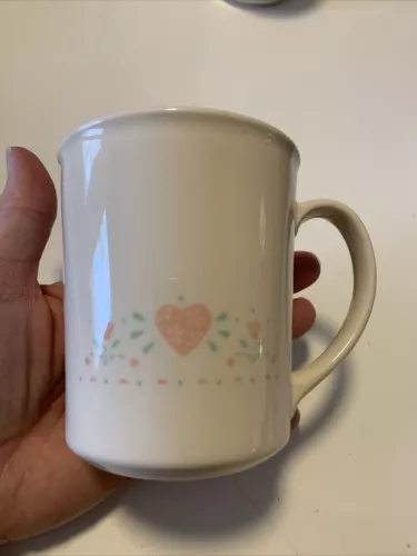 Corelle Corning Ware Coffee Cup Mug Forever Yours Pattern Vintage