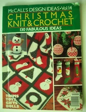 80's McCall's Christmas Knit & crochet patterns ornaments afghan stockings