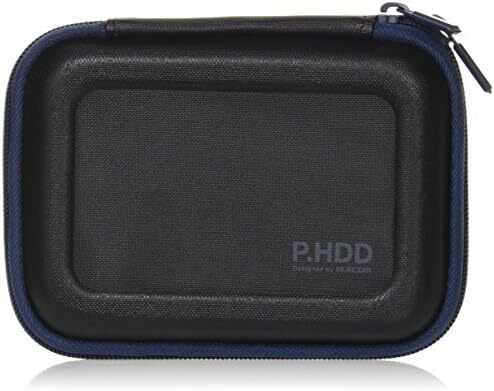 Compact Orange Hard Drive Case with Drop Protection and Semi-Hard Design