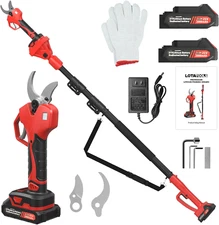 Electric Pruning Shears with Telescopic Rod, 50Mm 1.96" Cutting Diameter Cordles