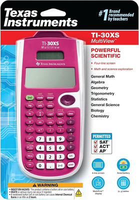 TI-30XS Multiview Scientific Calculator (Pink)