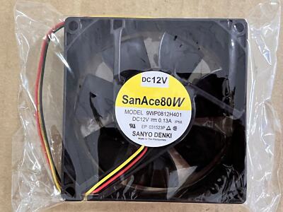 For Sanyo 9WP0812H401 IP68 waterproof fan 8025 80mmDC 12V case axial cooling fan