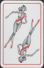 Tarjetas de Juego Tarjeta Única Antiguo VEEDOL ACEITE DE COCHE DE MOTOR Publicidad NIÑA PATÍN DE HIELO B