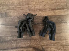 S.W. Novelty Co. Cast Metal Boxer Dog Figurine w/ Solid Brass Foundry Mold Mould