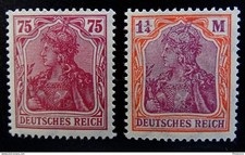 Impero tedesco Mi 197-198 **, Germania (X)