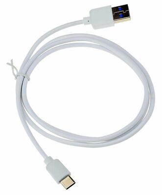USB Typ C Datenkabel USB-C Daten Ladekabel in Weiss für Caterpillar Cat S62 Pro