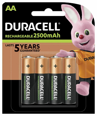 Duracell Akku Recharge Ultra Mignon AA HR6 NiMH 1,2V 2500 mAh 4er Blister