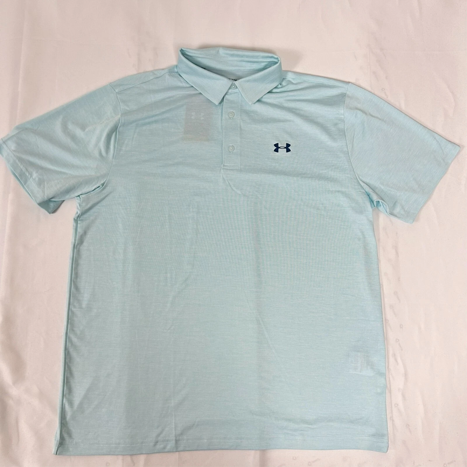 NWT Under Armour Men's Golf Playoff 2.0 Performance Polo size XL Blue G15