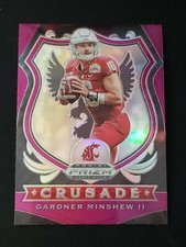 2020 panini prizm draft picks Gardner Minshew purple Crusade no. 55