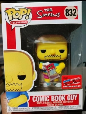 Funko Pop Comic Book Guy 2020 NYCC Exclusive The Simpsons Retired Vaulted 