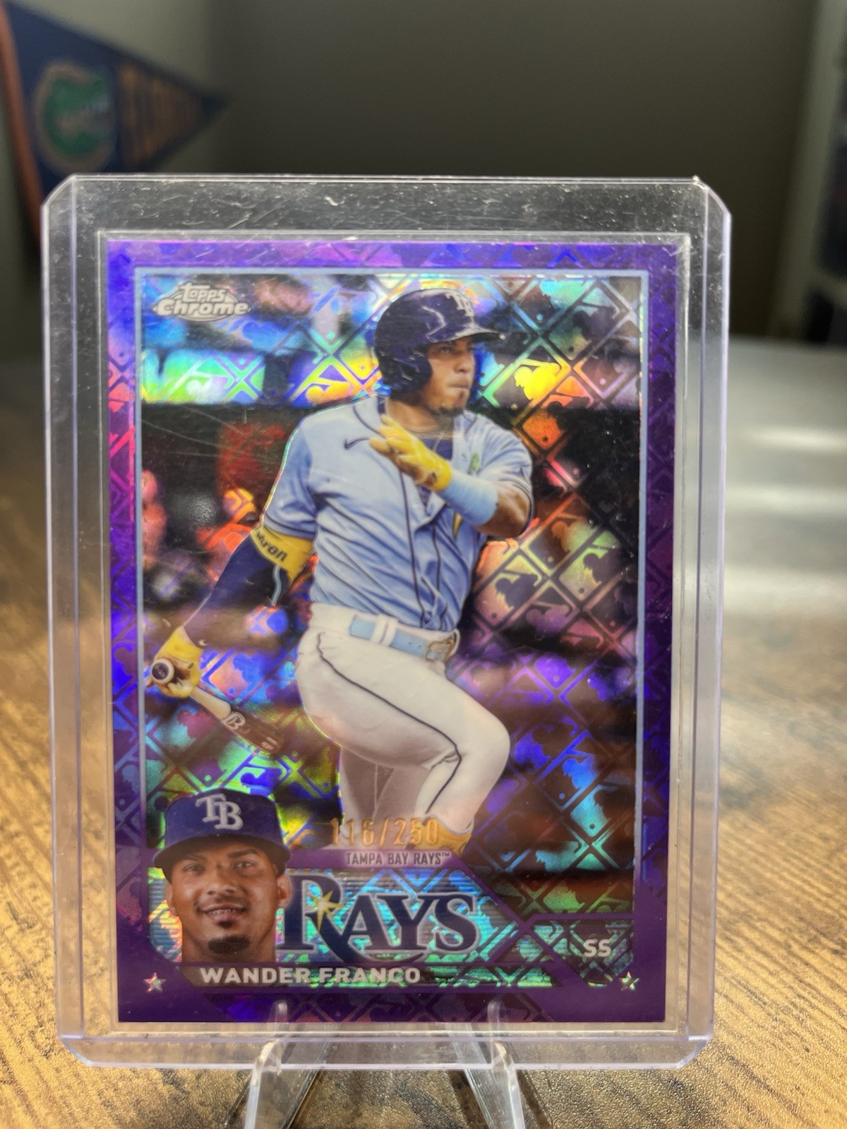 2023 Topps Chrome - Wander Franco #71 Purple Refractor /250