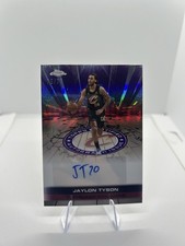 2025-26 Topps Chrome - Autograph Issue Jaylon Tyson #TAU-JT (AU) Purple 23/75