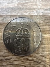 SWEDEN 5 KRONOR 1983