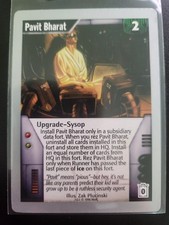 Raro Proteus "Pavit Bharat" Netrunner ccg v2.1 1996 WotC Wizards of the Coast