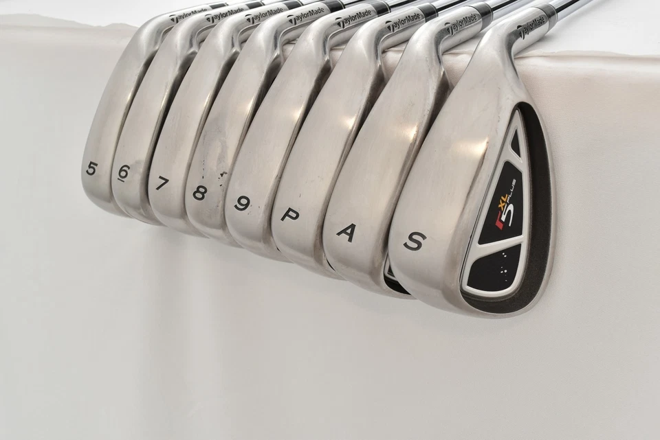 8 pezzi TaylorMade r5 XL Plus set di ferri 5-6-7-8-9-P-A-S PW AW SW R RH... - Immagine 2 di 4