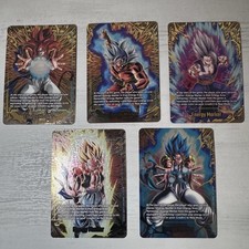Bandai Dragon Ball Super Card Game Foil Energy Marker Goku Lot 5 Cards