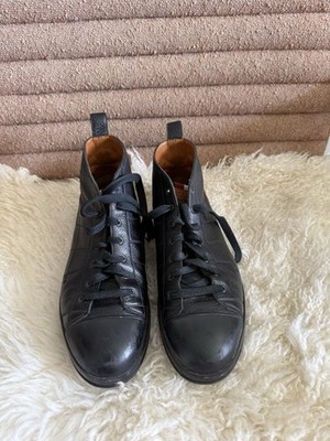 Bally Black Leather Boots Men Size 7