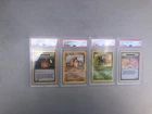 PSA 9 MINT Pokemon Base Set 2 Pinsir Dugtrio Lass & 1st Ed Gym Heroes Narrow Gym