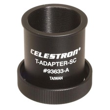 Celestron T-Adapter with SCT 5, 6, 8 with 9.25, 11, 14, Black 93633-A 