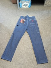 NEW NWT MENS DICKIES CARPENTER UTILITY JEANS SIZE 36X32 BLUE DENIM