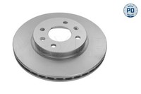 2X Meyle Bremsscheibe MEYLE-PD: Advanced Performance And Design. 37-15 521 0037/