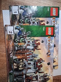 Lego Castle Troll's Mountain Fortress 7097 Used Instruction Manuals No Bricks
