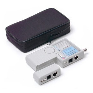 Startech Professional Multifunktions Rj45 Rj11 USB und Bnc Kabeltester Fernbedienung C