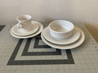 Set Of 6 Fiestaware White Dishes - Great Condition: Bowl, Mug, Plates