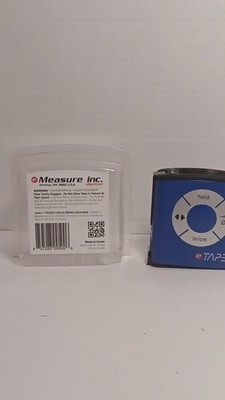 eMeasure inc. eTAPE16 Digital Measuring Tape Blue LCD Display Memory Hold