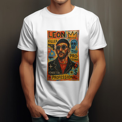 LEON THE PROFESSIONAL T-Shirt | 1990s Action Movie Tee | French Hitman Film Top