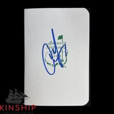Cameron Young signed Masters Scorecard JSA COA Augusta PGA Golf Auto Z2289
