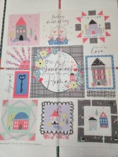Riley Blake Mulberry Lane Home Fabric Panel by Dodi Lee Poulsen