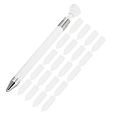 Diamond Art Pen with Wax, Diamond Art Refillable Wax Pen with 20Pcs Wax, White