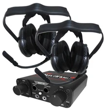 Navatlas NNT10 Intercom Set with 2 Behind the Head Headphones