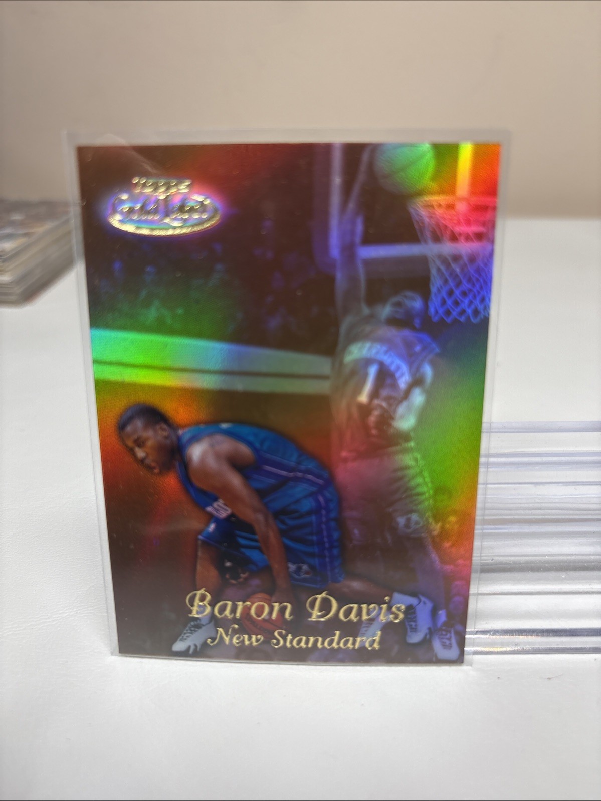 1999 Baron Davis SP #NS10 Topps Gold Label New Standard | Charlotte Hornets