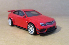 Hot Wheels Deutschland Design Mercedes C63 Amg Black Series 164 Rubber Tires