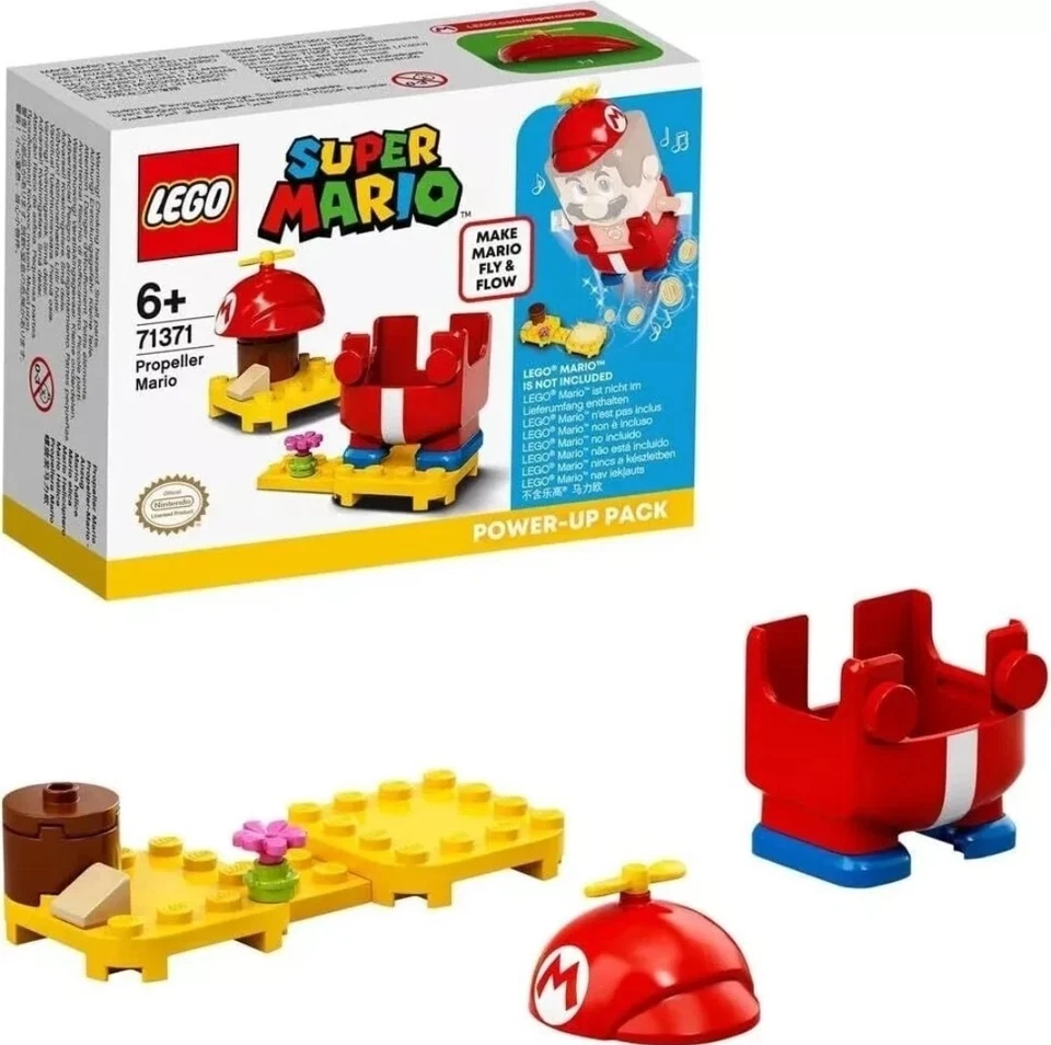 LEGO SUPER MARIO | 71371  | PROPELLER MARIO | POWER-UP PACK |  MINIFIGURE NEW - Image 2 of 3