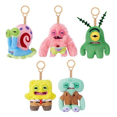 SpongeBob SquarePants x Fuggler Plüsch Schlüsselanhänger Set 5-teilig
