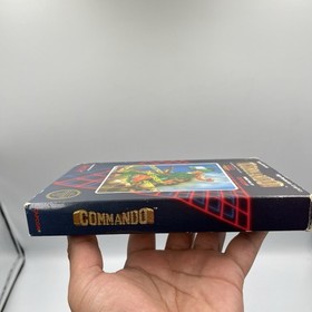 Commando NES Nintendo Complete CIB Great 5 Screw - RARE With Hangtab