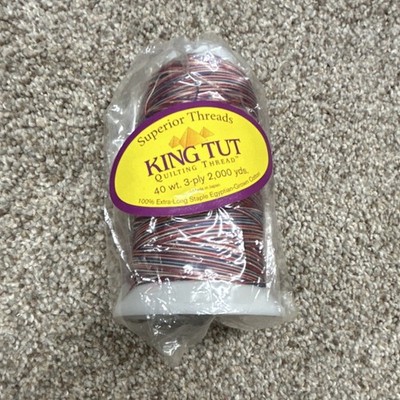 Superior Threads King Tut Quilting Thread 40wt 3-Ply 2000yd #919 Freedom