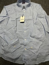 UNTUCKit Shirt Mens 3XL Blue White Check Spumante Regular Fit Button Down Cotton