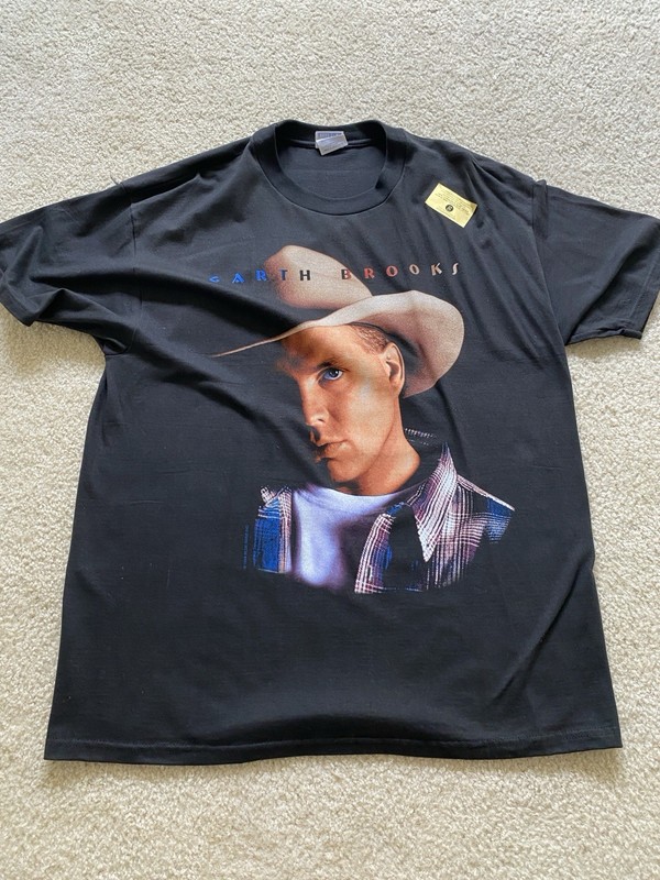 Vtg Garth Brooks T Shirt Fresh Horses Tour 1996 Country Music Concert 90s XL