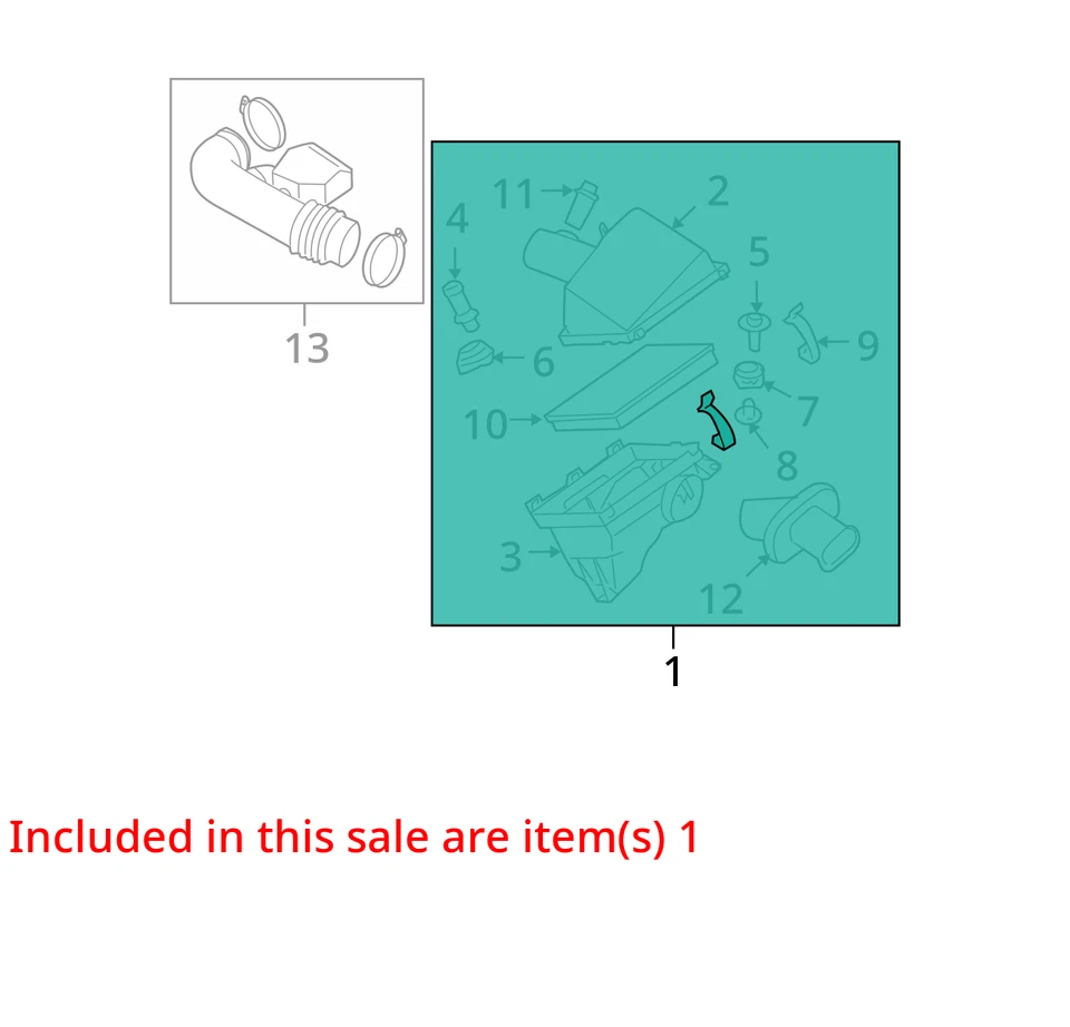 Limpador de ar compatível com 04-06 INFINITI QX56 4719745 - Imagem 3 de 4