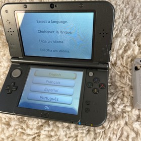 Nintendo &ldquo;New&rdquo; 3DS XL Metallic Gray Handheld Console System RED-001 Tested