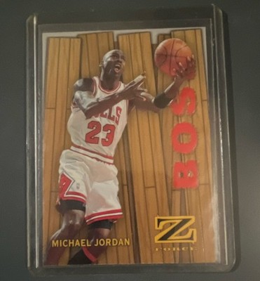 Michael Jordan 1997-98 SkyBox Z-Force Boss Insert #10B Chicago Bulls