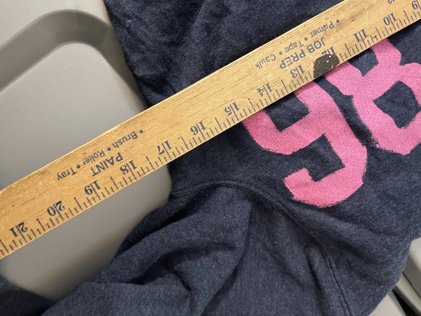 UNDERCOVER Felpa con cappuccio ROSA Victoria Secret full zip donna taglia XS blu grafica