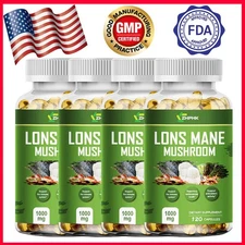 Organic Lion Mane Mushroom Complex Helps with memory immunity anti-inflammatory 