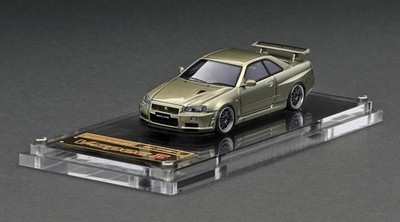 ignition model IG2940 1/64 Nissan Skyline GT-R V-spec   R34 Millennium Jade